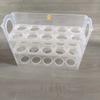 Scatola portauova Organizer per frigorifero Contenitori per alimenti Portauova per conservazione della freschezza Custodia per vassoio Dispenser Scatole portaoggetti da cucina
