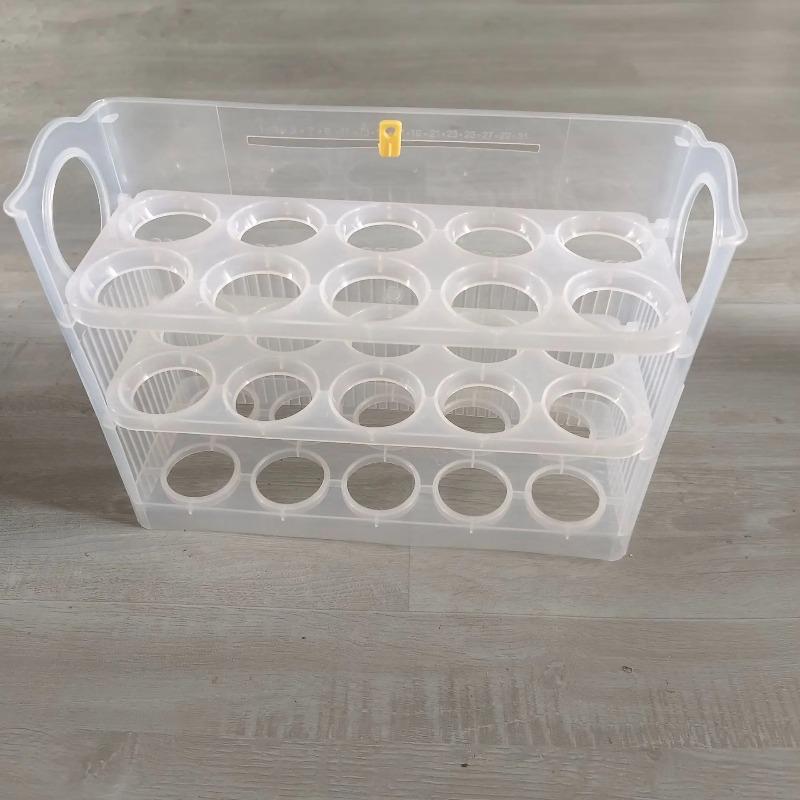Scatola portauova Organizer per frigorifero Contenitori per alimenti Portauova per conservazione della freschezza Custodia per vassoio Dispenser Scatole portaoggetti da cucina