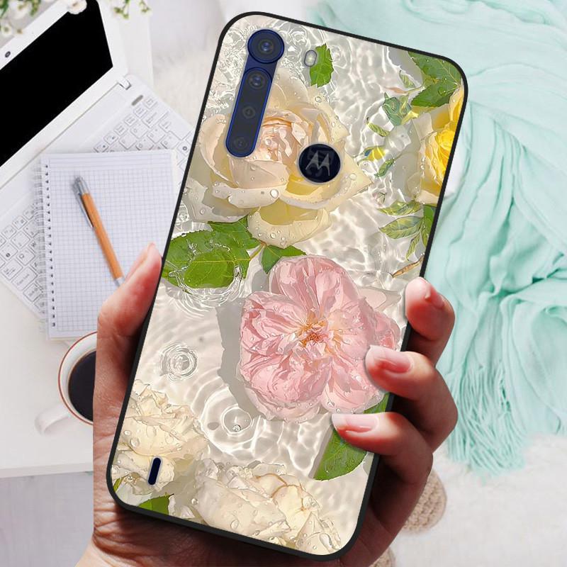 For Motorola One Fusion Case Black Bumper Soft Silicone Cover For Moto One Fusion Plus Phone Cases OneFusion Fusion+ Funda Shell