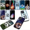 Sunset Football Number 10 for Motorola Moto G54 G05 G24 G45 G55 G75 G85 G15 G57 G86 Power Edge 50 30 Ultra Fusion neo Pro Case
