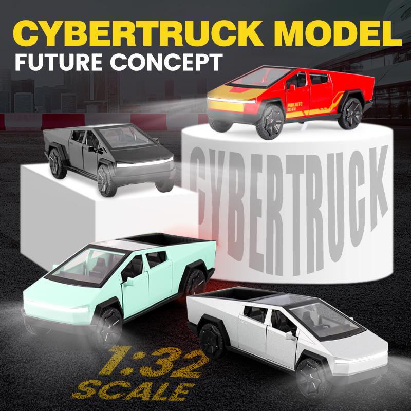 1:32 Legierung Auto Modell Cybertruck Pickup Diecasts Metall Spielzeug Geländefahrzeuge Auto Modell Simulation Sammlung Kinder Geschenke