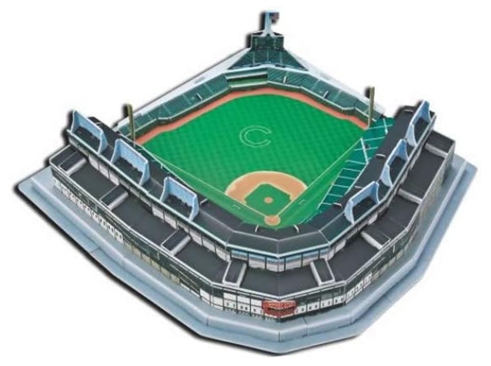 

3D Сборная модель стадиона Главной лиги бейсбола (Ригли Филд/Чикаго Кабс)