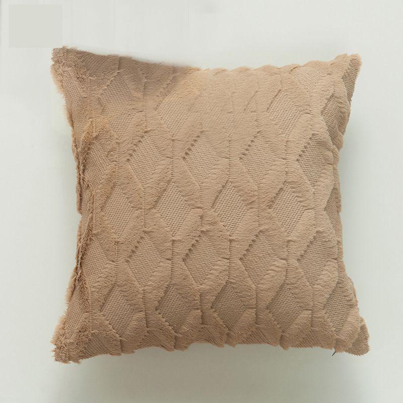 Super Soft Diamond Plush Pillowcase With Bright Colors For Stylish Living Room Decoration