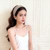 Bohemian Hollow Linen Knit Headband for Women - Niche High Crown Design