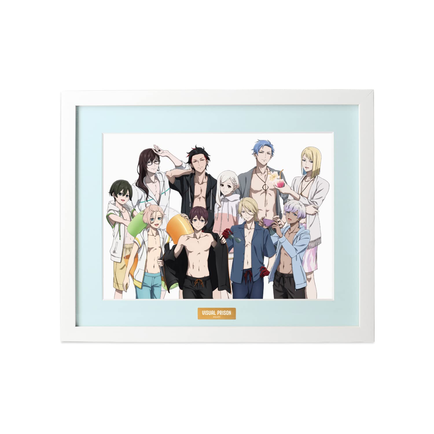 Оригинальная иллюстрация к аниме-сериалу  Визуальная тюрьма  в купальниках.. График Чары Файн