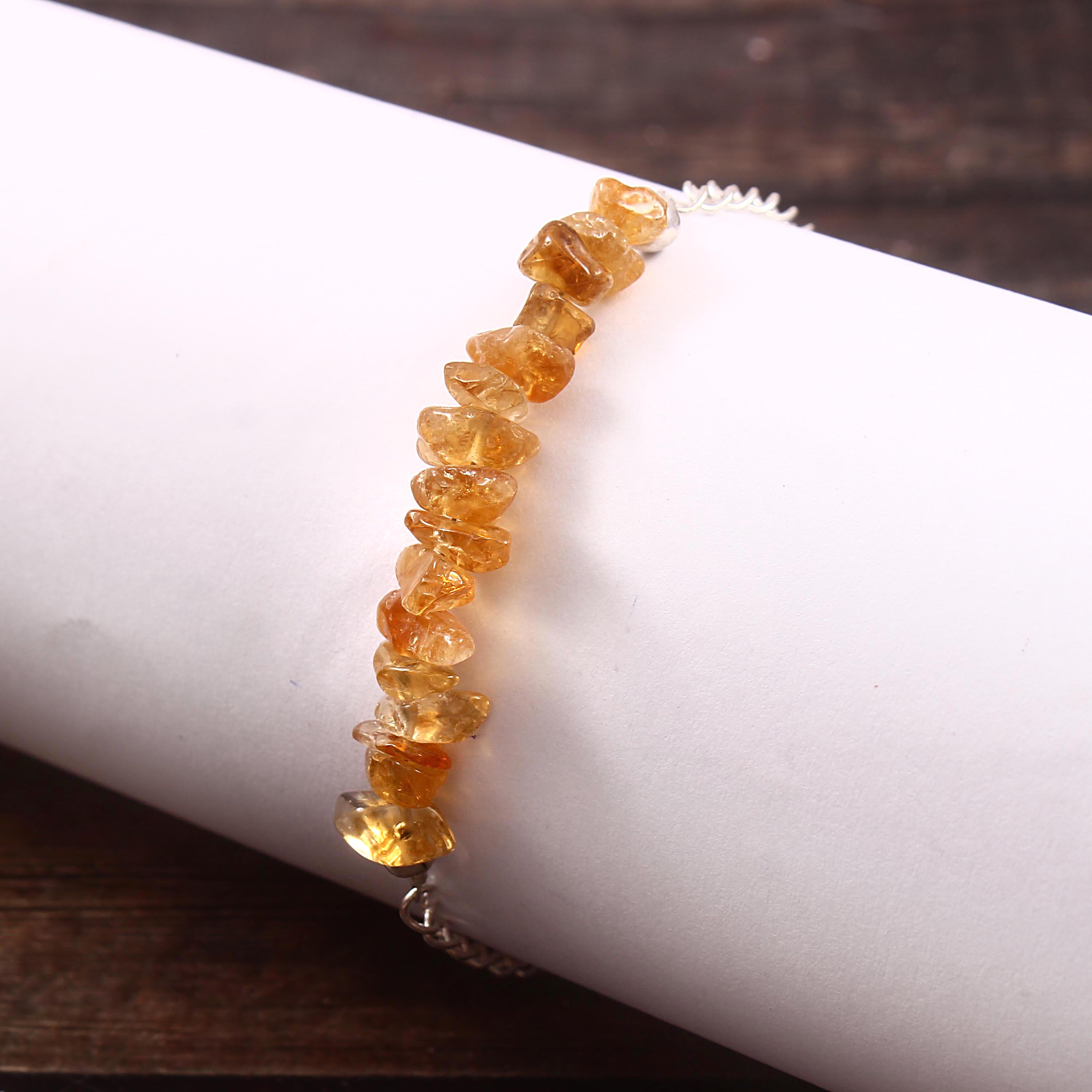 

Браслет из натурального необработанного цитрина с ноябрьским камнем, браслет с грубыми чипсами, браслет из стерлингового серебра 925 пробы, браслет из оранжевого драгоценного камня, подарок для нее. Free Size оранжевый