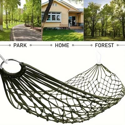 Set Outdoor Camping Camping Hammock Single Hammock Nylonové lano Houpací síť Síťovina Nylonové lano Outdoor
