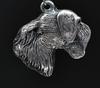 Cesky Terrier, Czech Terrier, Bohemian Terrier - Dog necklace in gift box, silver-plated locket for dog fan, striking pendant by Art-Dog brand