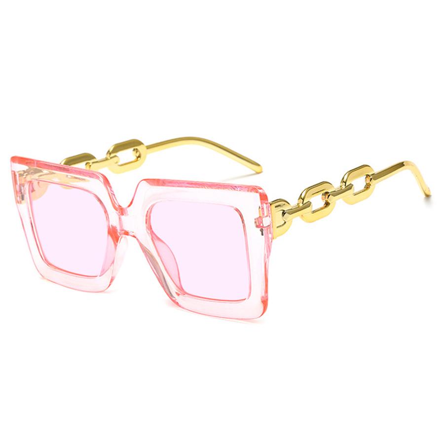 Trendy Vintage Oversized Sunglasses for Women Retro Fashion Beach Sunshade Sunglasses Big Square Frame Sun Glasses UV400 Shades