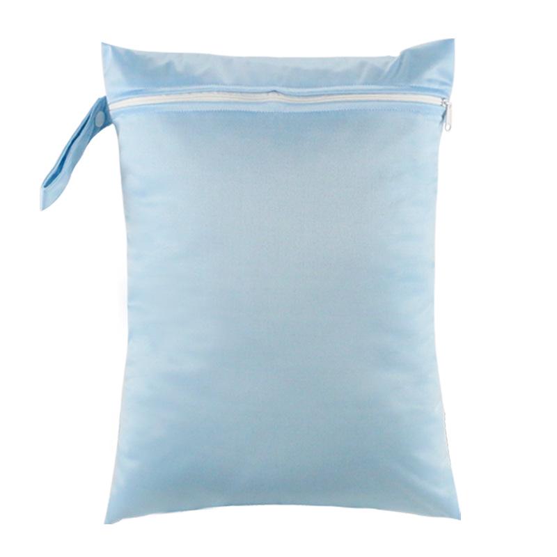Waterproof Baby Diaper Wet Bag 30x40cm - Large Capacity Stroller Hanging Storage Bag