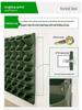 Vertical 3D Greening Bonsai Plant Wall: Large Multi-Layer Wall-Mounted Flower Trough