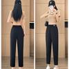 Ice Silk Harem Pants for Women, Summer Thin New Style, Plus Size, Slimming Carrot Casual Sports Pants for Spring and Autumn