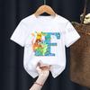 Anime Pokemons Tshirts for Children Pikachu Cartoon Letter Printed Shortsleeved Top Boys Girls Summer Fashion Sports Tshirt