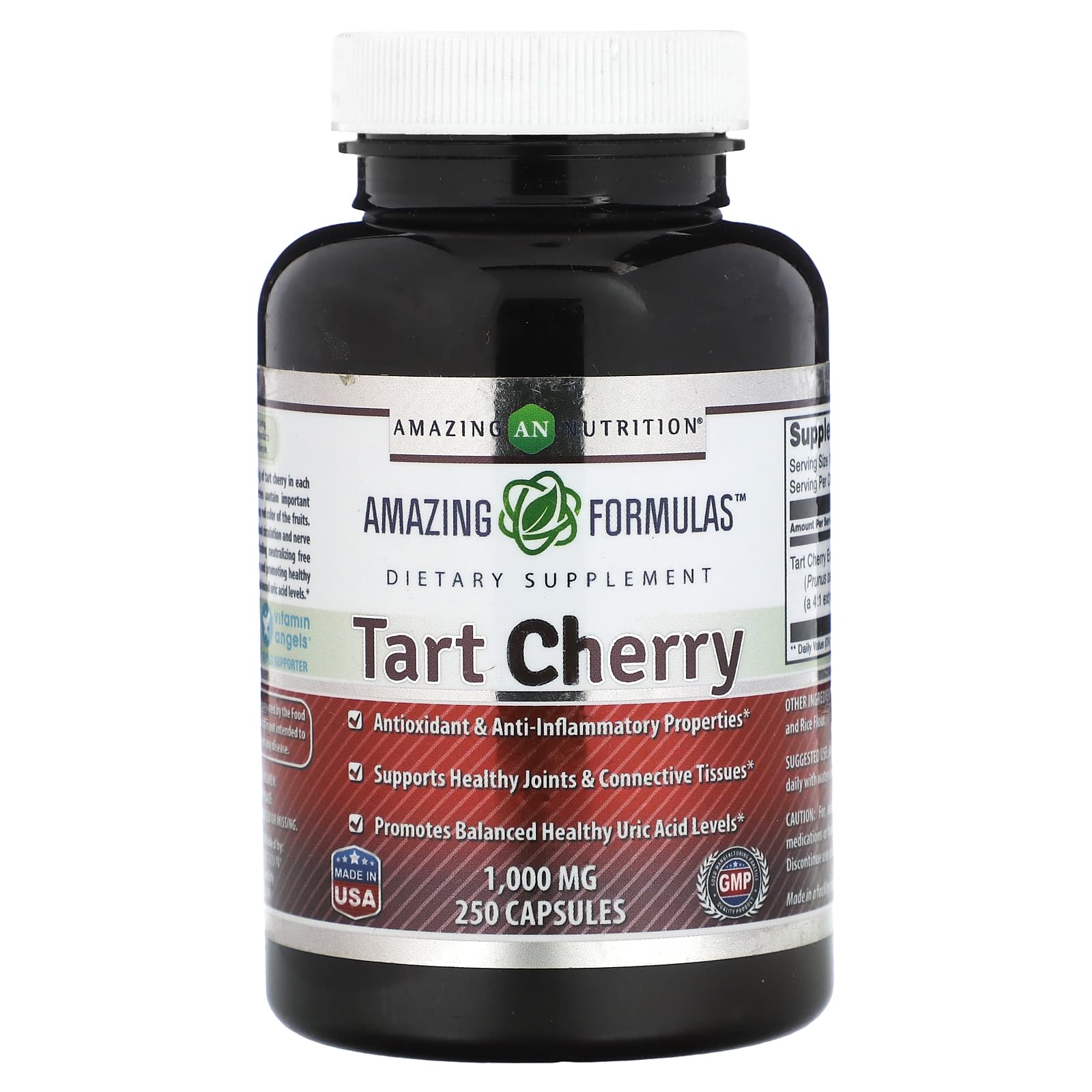 

Tart Cherry, 1,000Mg, 250 Capsules