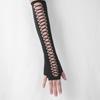 Sexy Lace Fingerless Gloves, Nightclub Dance Etiquette Gloves, Mesh Long Fun Performance Accessories
