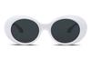 Sunglasses Novelty Sunglasses Retro Hip Hop Drive B2253 Oval Type Present Gift sunglasses [FEISEDY] Women's Men's