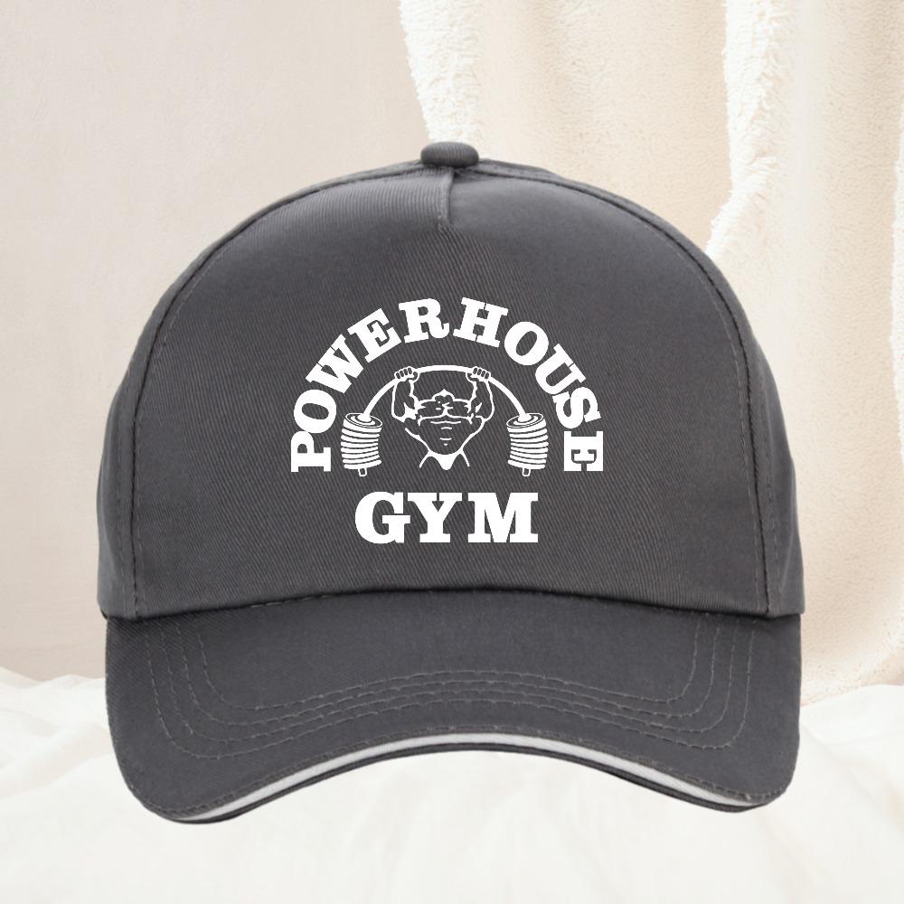Classic Unisex Powerhouse Gym Baseball Caps for Unisex Women Summer Adjustable Baseball Hat Funny Sun Protection golo Caps