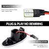 2 Stück Für Nissan X-trail Qashqai Cube Juke Leaf Evalia Note Renault Smart FORFOUR Kristall LED Blinker Seitenmarkierungslicht