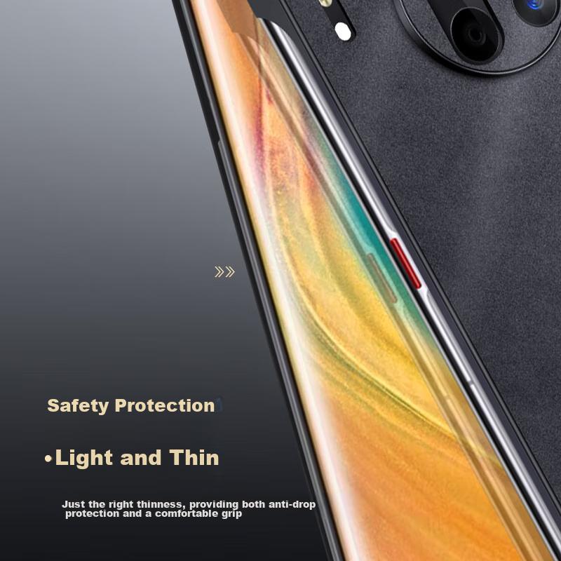 Huawei Mate30 Pro Phone Case, Mate30e Pro Protective Cover, Shockproof Lens Full Protection Soft, Simple Luxury Silicone Outer Casen, Black
