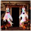 Halloween Luminous Ghost Yard Decoration - Hanging Windmill Lamp