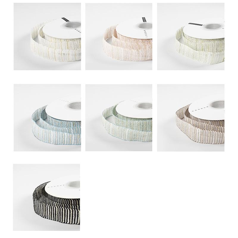 1Roll Gift Wrapping Decoration DIY 9.1M/Roll Sewing Supplies Ribbon Vintage Valentine's Day Wedding Flower Bouquet Packaging