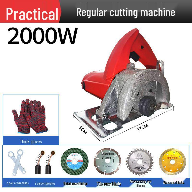 Multifunctional High-Power Electric Cutting and Slotting Machine for Steel, Wood, Marble, Tile, and More