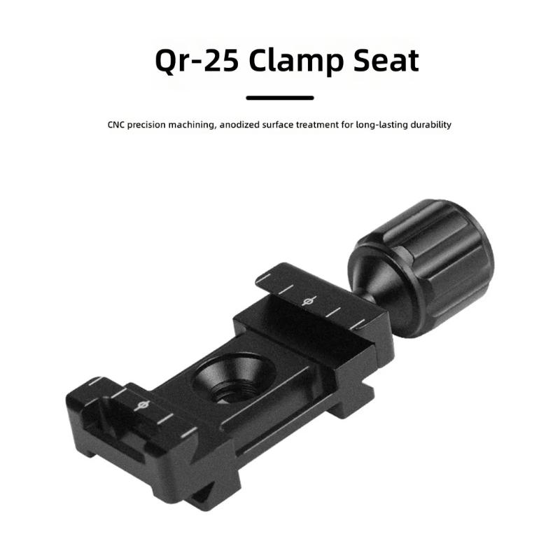 Universals Aluminum Quickly Release Plate For Camera Tripods Light Weight Aluminum Alloys Fast Mounting