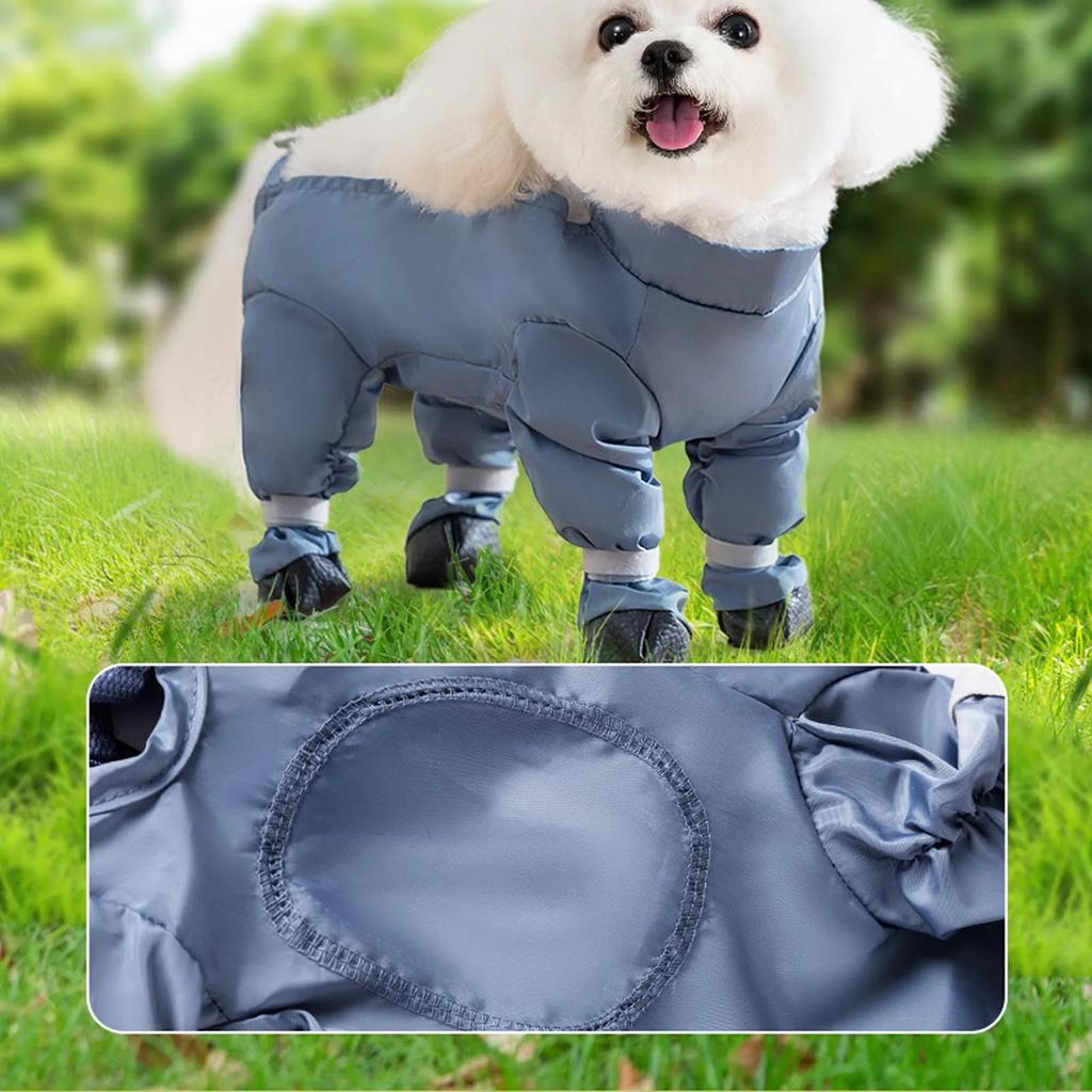 Dog Clothes Dog Boots Leggings Oxford Cloth Dog Clothes Water Proof Dirt Dust Proof Adjustable for Small Medium Dogs