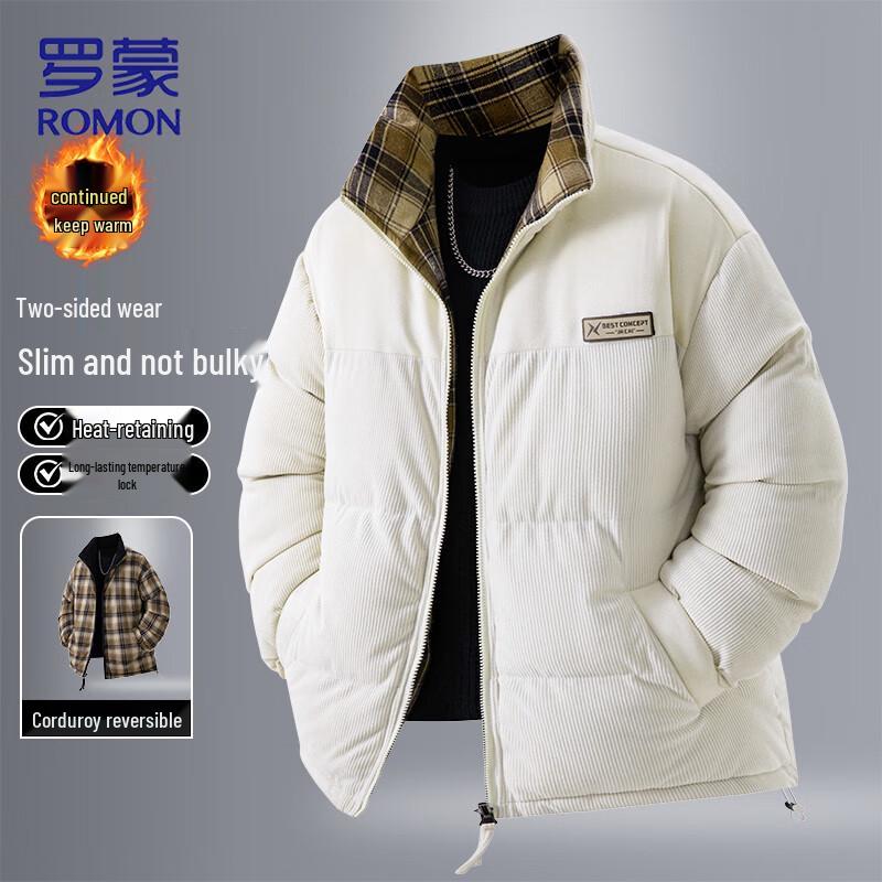

ROMON Men s Reversible Corduroy Padded Jacket 3XL