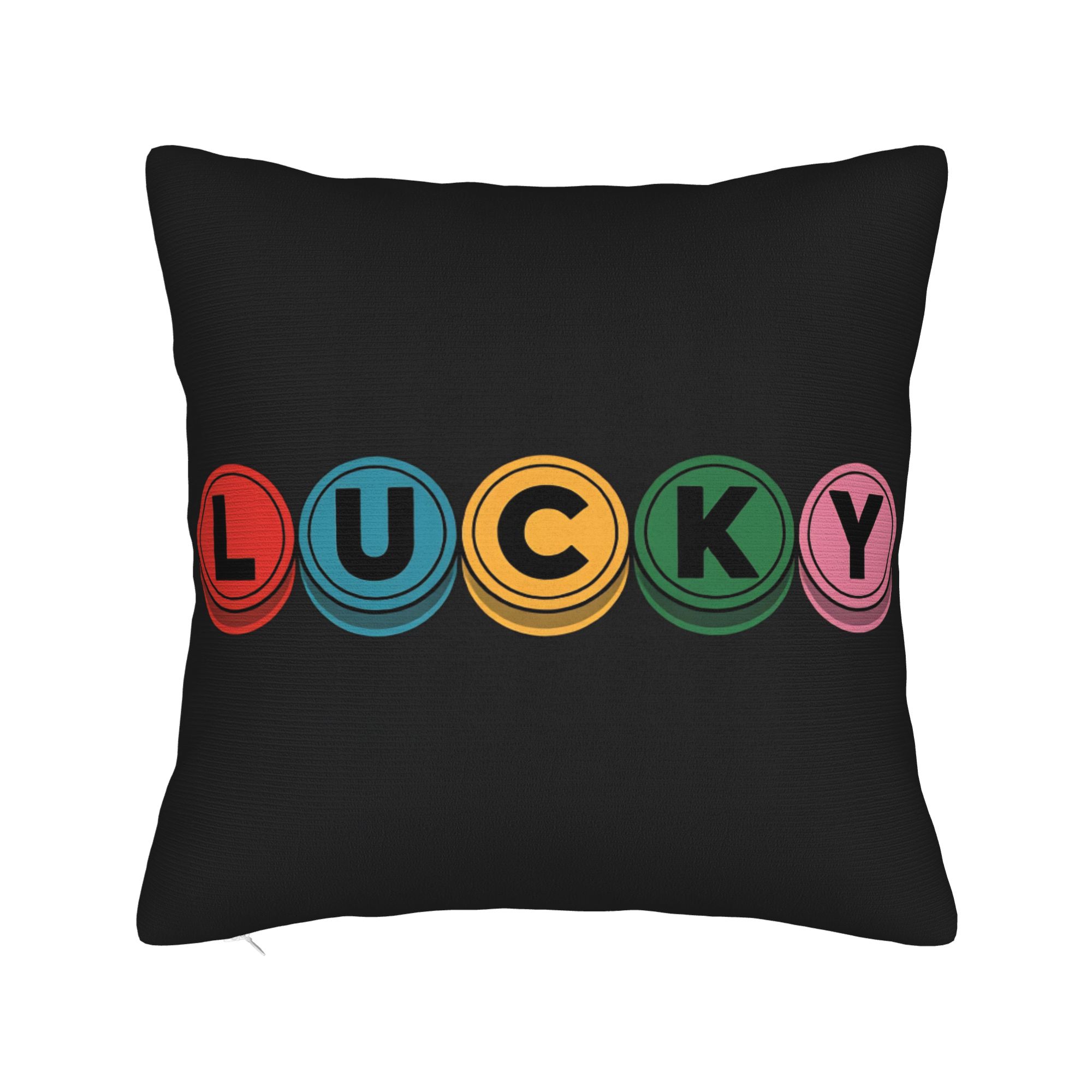Come For Bingo Game Pillow Cover  Soft Cushion Cover Funny Pillow Case For Sofa Home Decoration 30cmx30cm