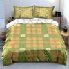 Plaid pattern with daisies. Bedding sets Duvet cover sets Duvet covers Pillowcases(1 * Duvet Cover 2 * Pillowcases, without duvet insert)