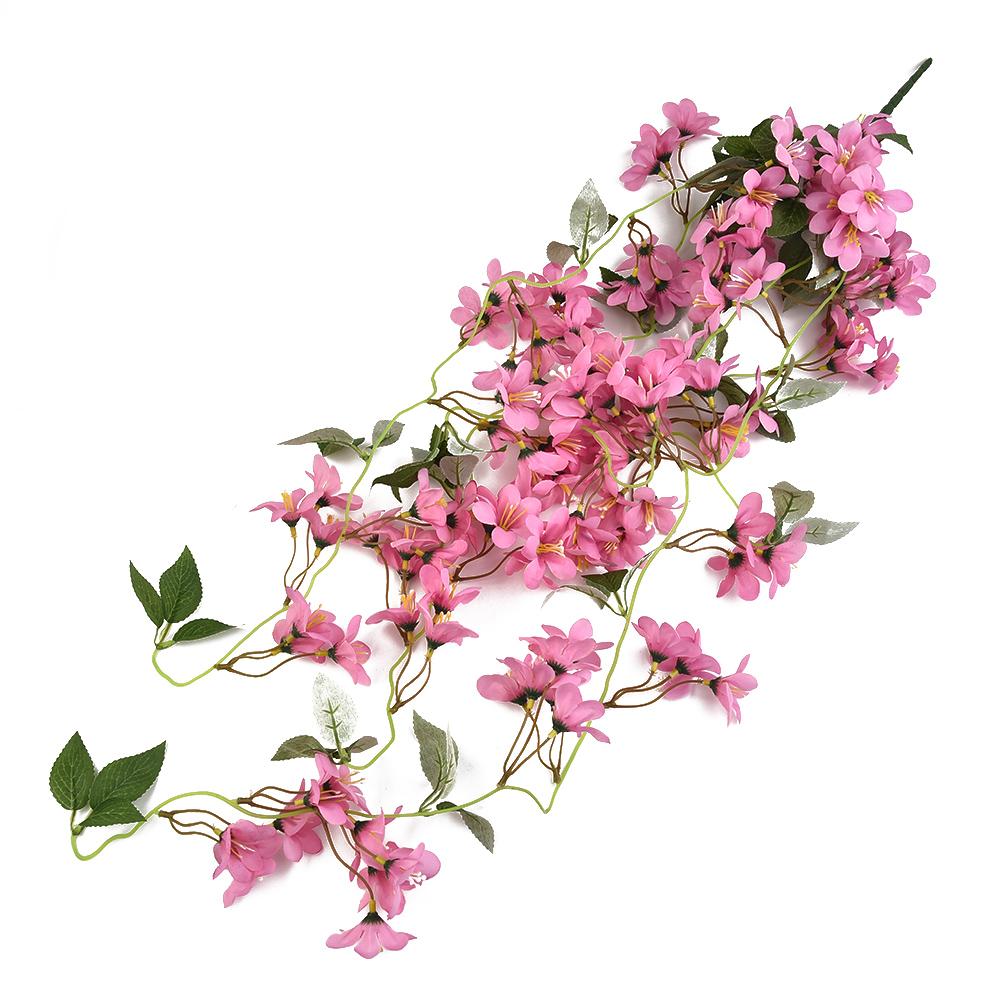 Artificial Hanging Vine DIY Decor Fake Morning Glory
