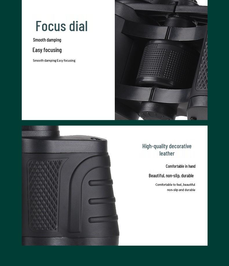 HD-Fernglas mit Vergrößerung: Ultra Klar, Schwachlicht, Professionelle Qualität für Außen, Konzerte und Vogelbeobachtung