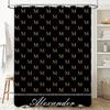 Colorful Shower Curtain Autumn Leaves Design Waterproof Fabric Decorative Bath Mats Set for Bathroom Accessories 72x84 inches