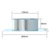 Montageplatte 60 mm für Dieselheizung aus Edelstahl