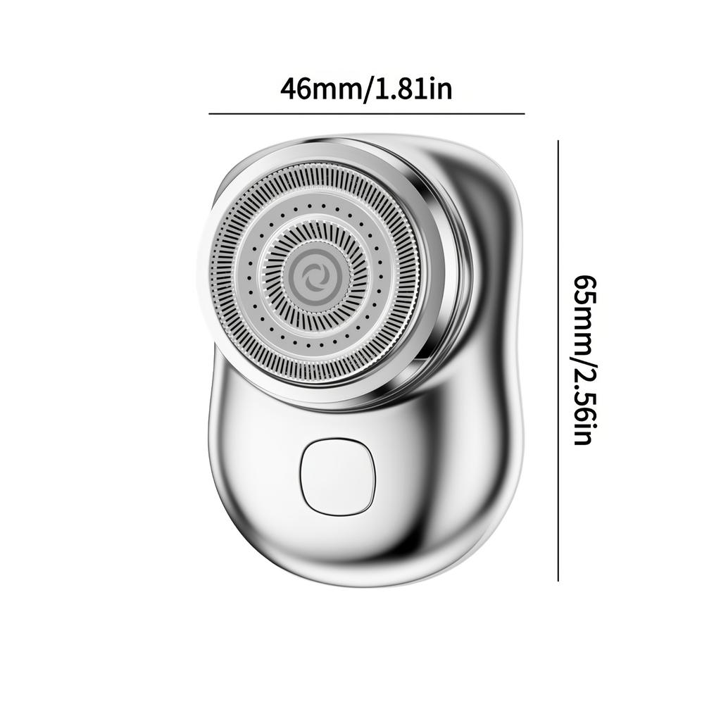 Electric Razor for Men, Mini Electric Shaver for Men - Portable Shaving USB Rechargeable Beard Trimmer for Home, Travel, Business, Holiday Gift