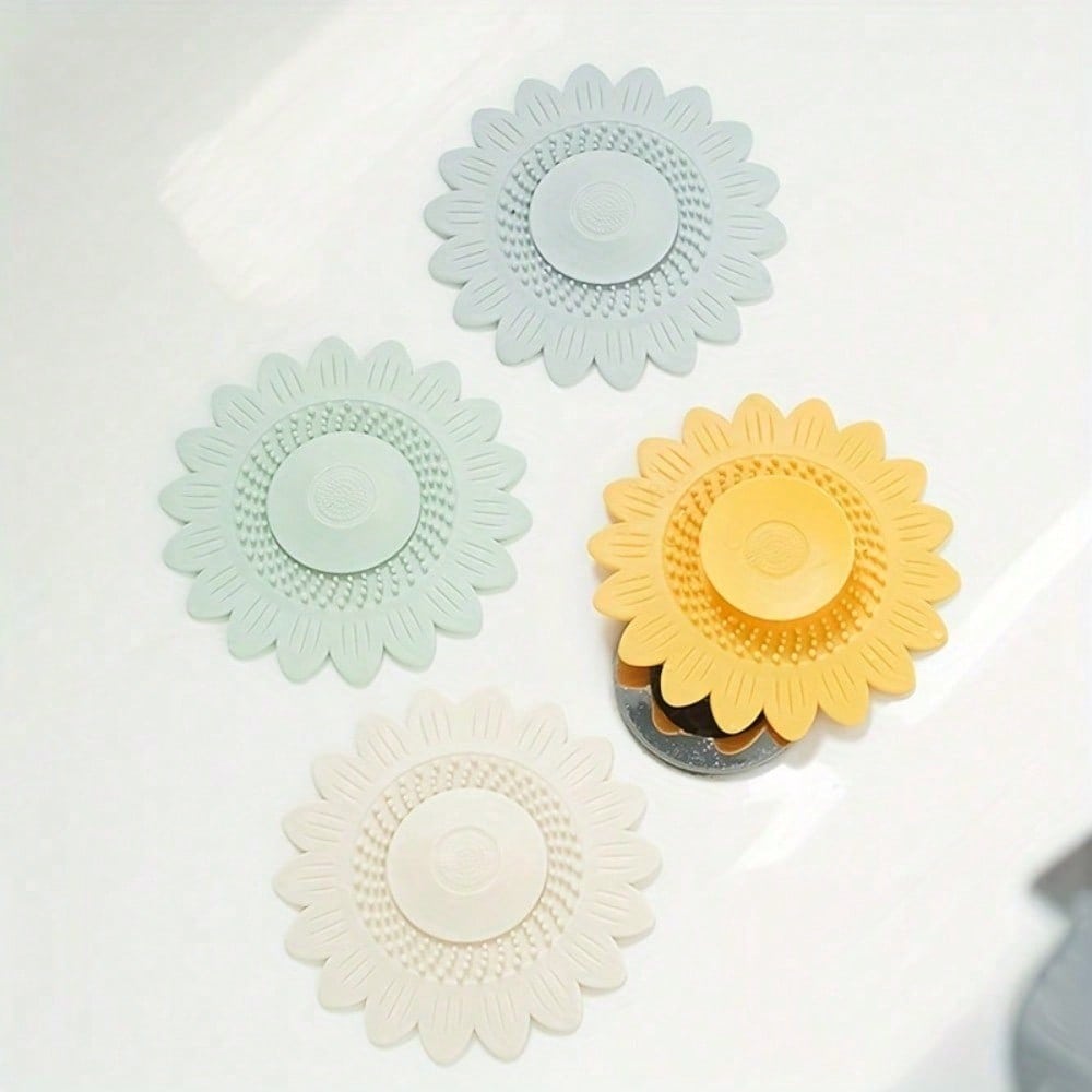 1pc Sewer Drain Cover Anti-Odor Device, Toilet Bathroom Hair Filter, Bathroom Sink Drain Hair Catcher