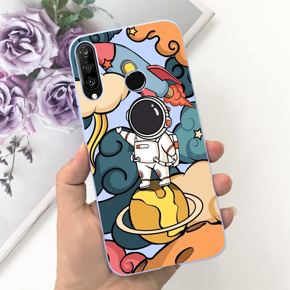 For Huawei P30 Lite Case Cute Fashion Carton Cover Soft Silicone Phone Case For Huawei P30 Pro P 30 Lite P30Lite Back Cover Bags