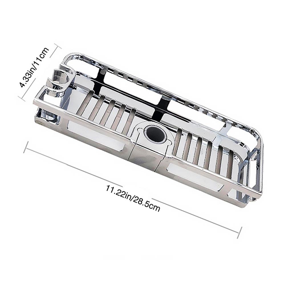 Stand ABS Lifting Rod Home Decor Shower Rack Bathroom Organization Storage Rack Soap Holder