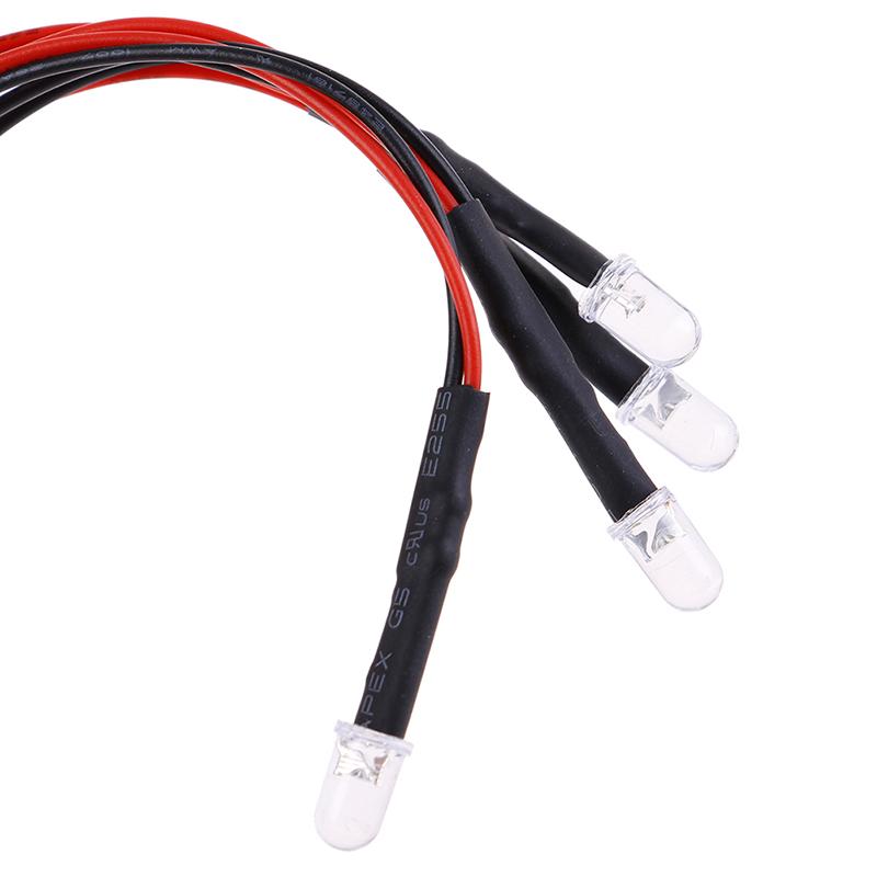 4Pcs Led Spotlight Roof Light Lampshade For 1/10 Rc Crawler Car Axial Scx10