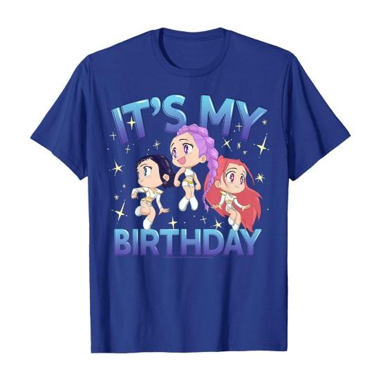 Tee Shirt Round Neck Short Sleeve Cartoon Anime Pattern Women T-shirt Loose Fit Breathable