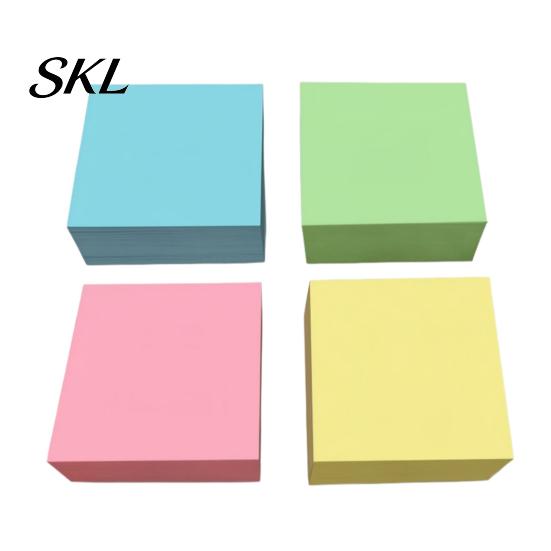 Simple Stick Notes Notes, 3x3in Self-Stick Note Pads, 300 Sheets Adhesive School Paper Memo Pads for Reminder, Office, Supplies Desktop Decoration