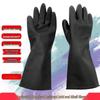 NHZHIW Heavy-Duty Chemical Resistant Rubber Gloves 40cm