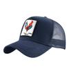 European & American Retro Cotton Embroidered Animal Mesh Baseball Cap