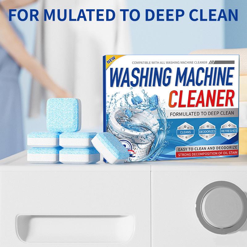 Washing Machine Cleaner Tablet Washer Deep Cleaning Tank Effervescent Descaling Machine Odor Removal Laundry Machine Clean Agent