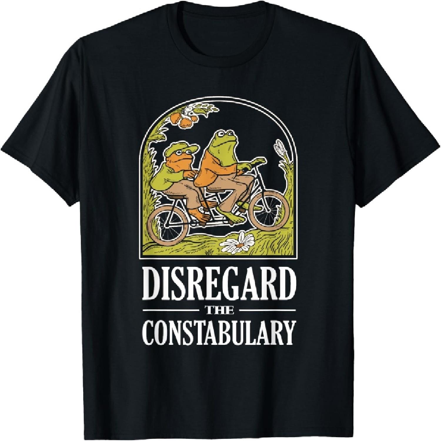 Disregard The Constabulary graphic - Funny Frog Meme Police T-Shirt XXXXXL разноцветный