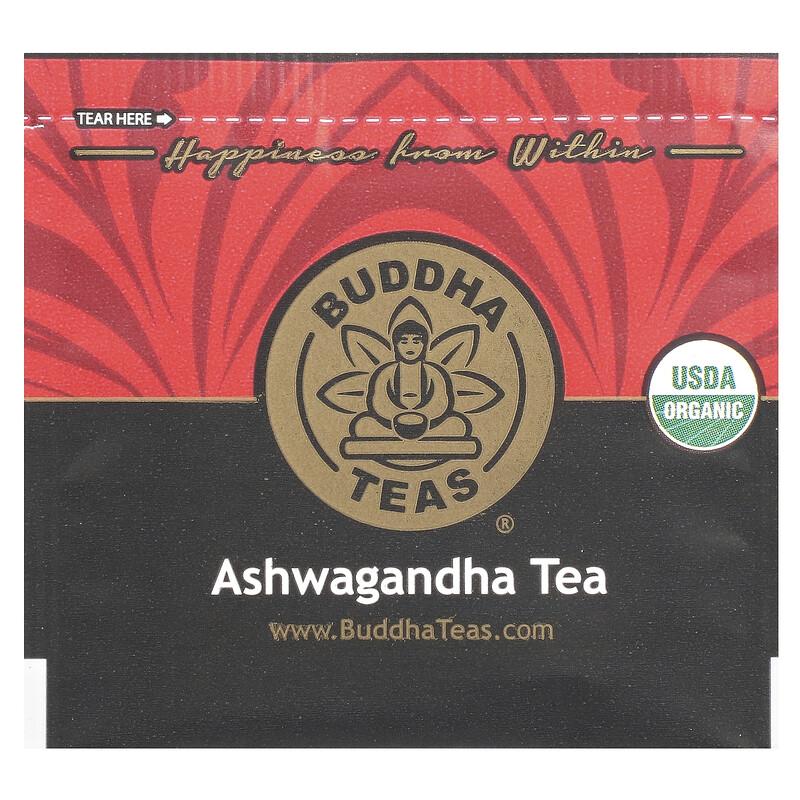 Organic Herbal Tea, Ashwagandha, 18 Tea Bags,1.27 Oz (36 G)
