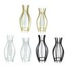 Clear Glass Hydroponic Tube Table Vase Aesthetic Ornament Home Decor Planter for Bookshelf Greenhouse Indoor Living Room Office