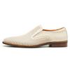 Men'S Leather Shoes Hollow Leather Men'S Shoes Summer One Pedal Business Casual Shoes Soft Sole Breathable Pointed British Dress Shoes