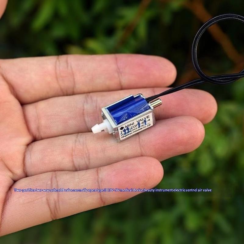 1/5Pcs Mini Solenoid Valve Dc 3V 3.7V 5V 2 Way 2 Position Normally Open Micro Air Gas Flow Control For Diy Medical Application